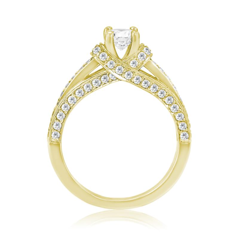 Zásnubní prsten s diamanty 4474