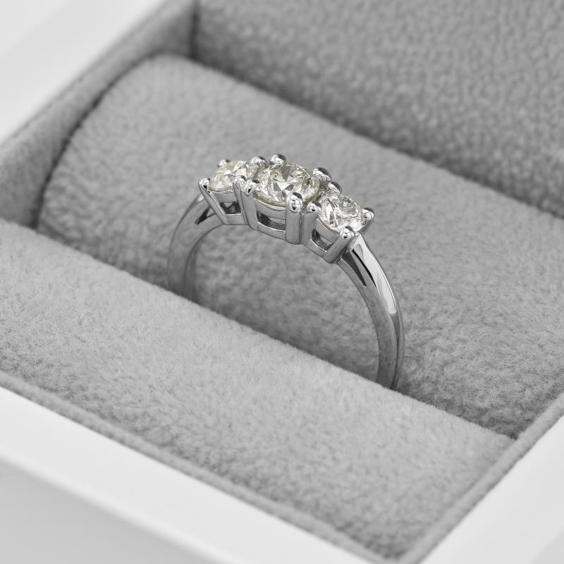 Dámský zásnubní prsten s diamanty 45564