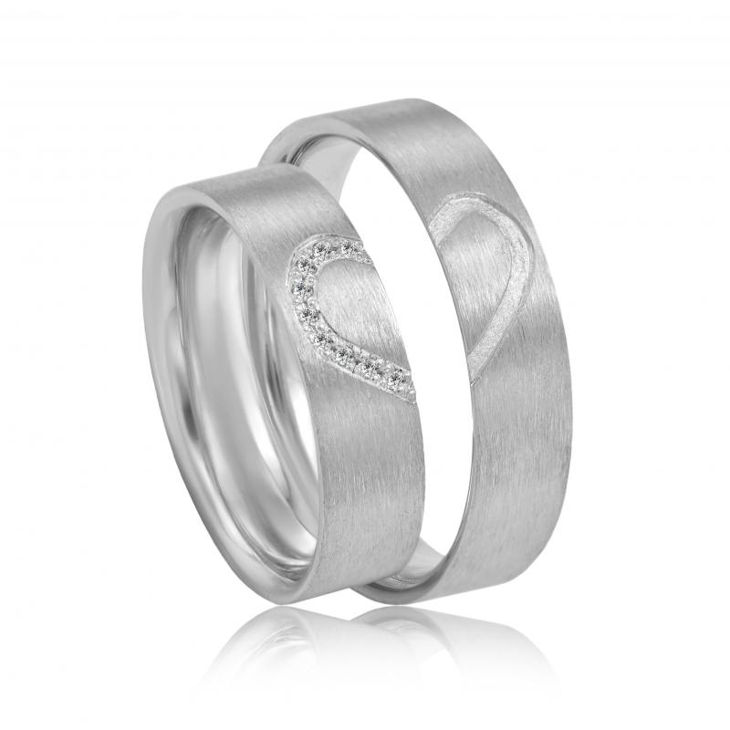 Platinové snubní prsteny Delia 4964