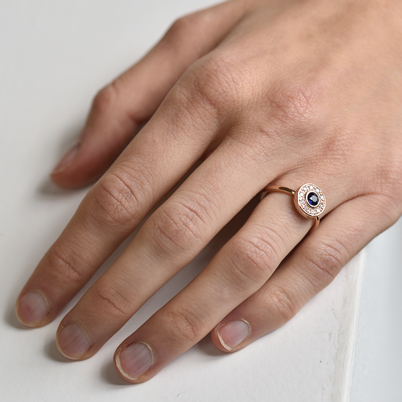 Zásnubní diamantový prsten 63664