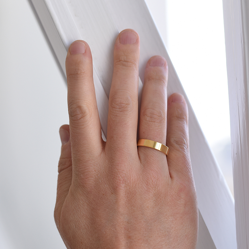 Pánský snubní prsten 64274