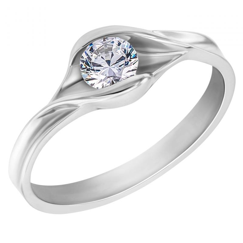 Prsten s 0.4ct diamantem Aliena