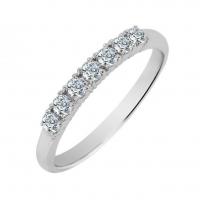 Zlatý eternity prsten s lab-grown diamanty Madar