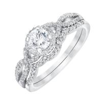 Diamantový zásnubní set s infinity motivem Dayla