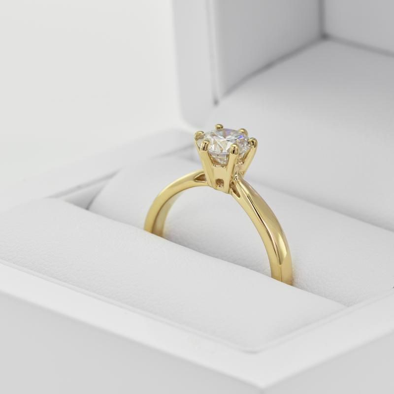 Prsten s certifikovaným diamantem 8634