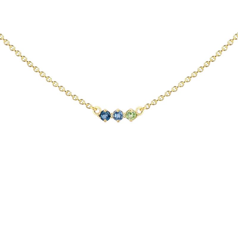 Minimalistický náhrdelník s drahokamy dle vašeho výběru Kiah