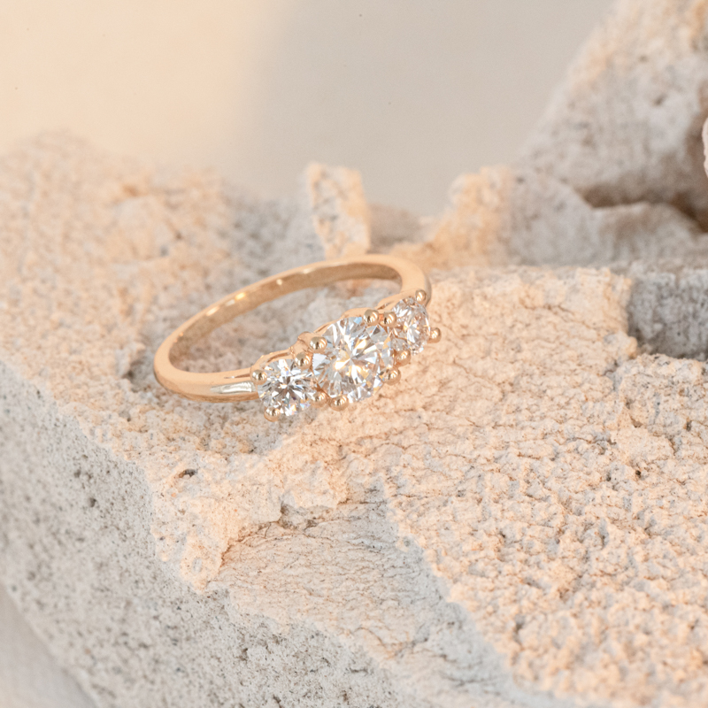 Zásnubní prsten s 0.75ct IGI certifikovaným lab-grown diamantem Rayan 100975