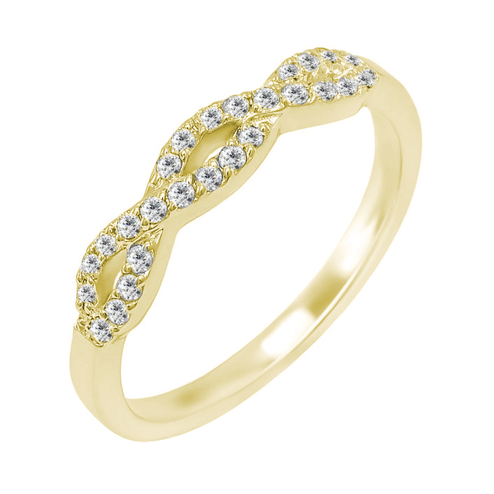 Infinity prsten s lab-grown diamanty Cathryn 101575