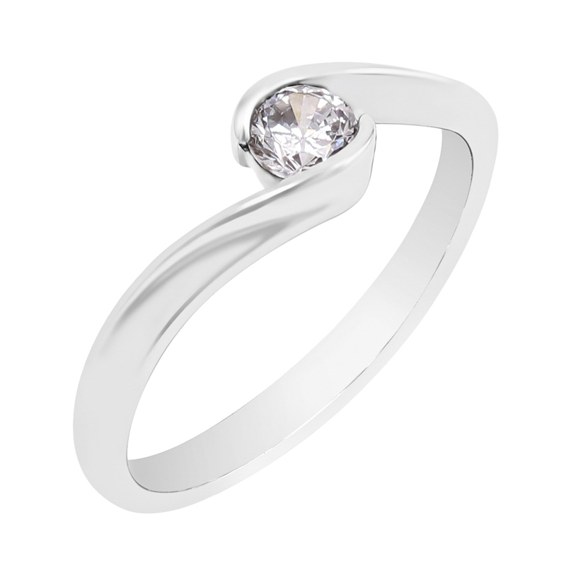 Zásnubní prsten s lab-grown diamantem Yadu