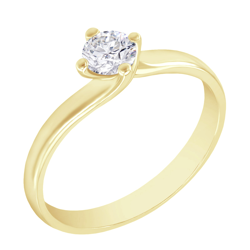 Zásnubní prsten s diamantem Eleora 102095