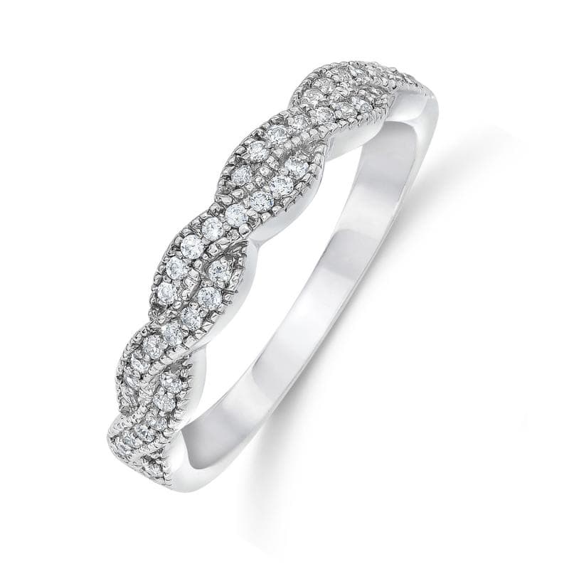 Eternity prsten s lab-grown diamanty a pánský komfortní prsten Kalpini 102165