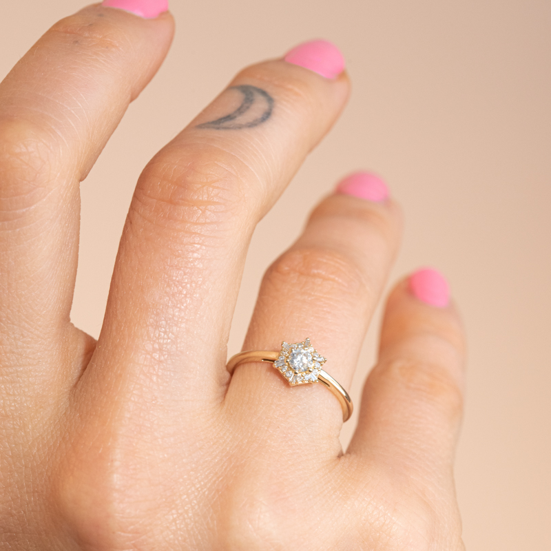 Prsten s diamanty Lenora 102355