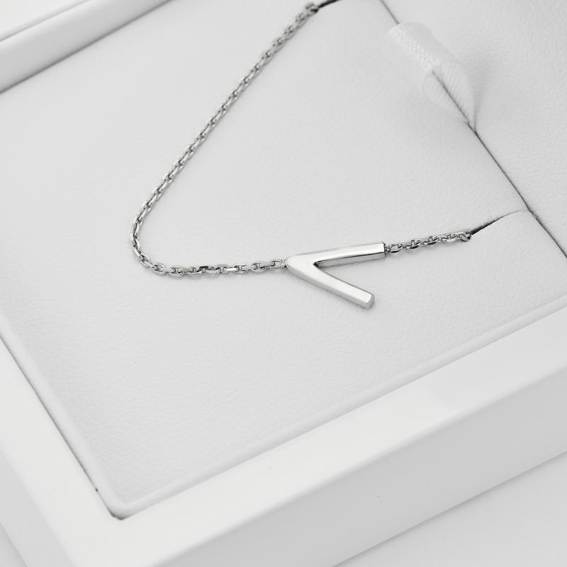 Stříbrný náhrdelník s písmenkem podle vaší volby Lupe 103745
