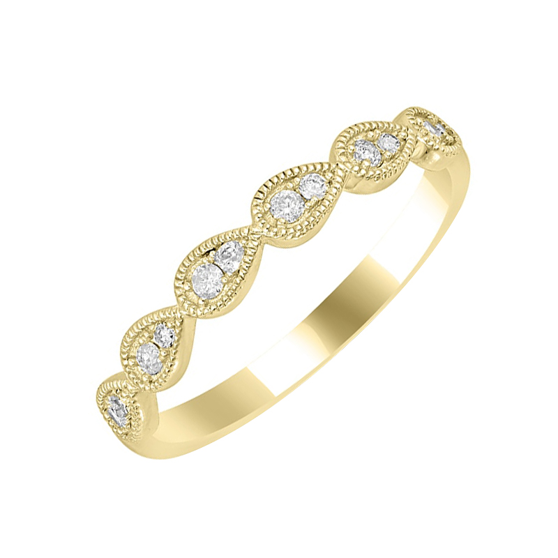 Stříbrný eternity prsten s lab-grown diamanty Lacy 104745