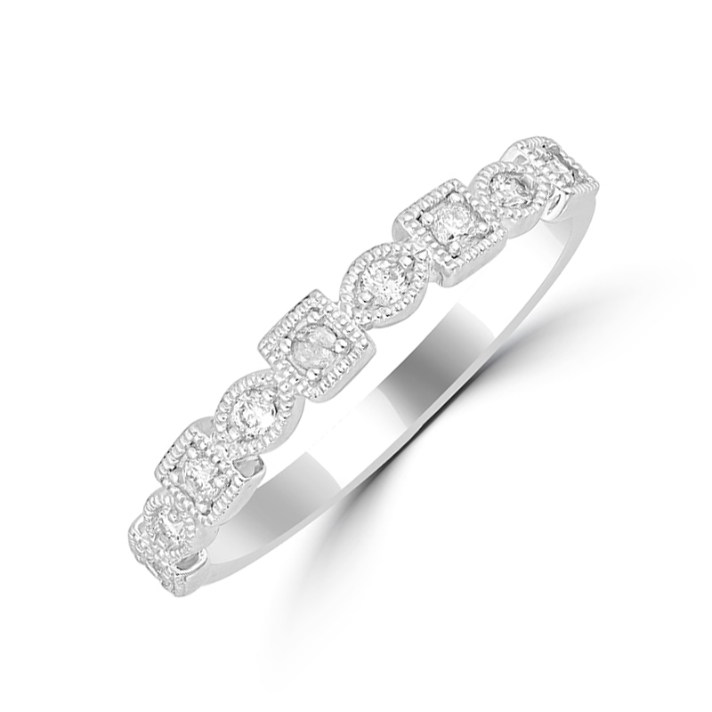 Vintage prsten s lab-grown diamanty a pánský komfortní prsten Sanel 105925