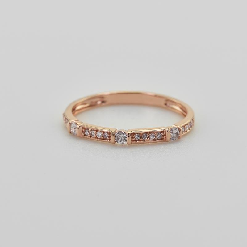 Vintage prsten s lab-grown diamanty a pánský komfortní prsten Salome 105955