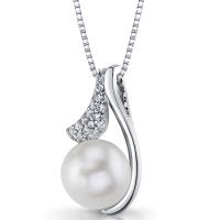Stříbrný perlový náhrdelník Anwany