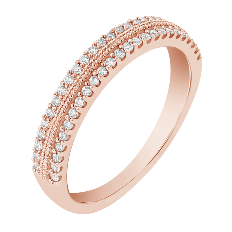 Elegantní eternity prsten s lab-grown diamanty Bradley 111485
