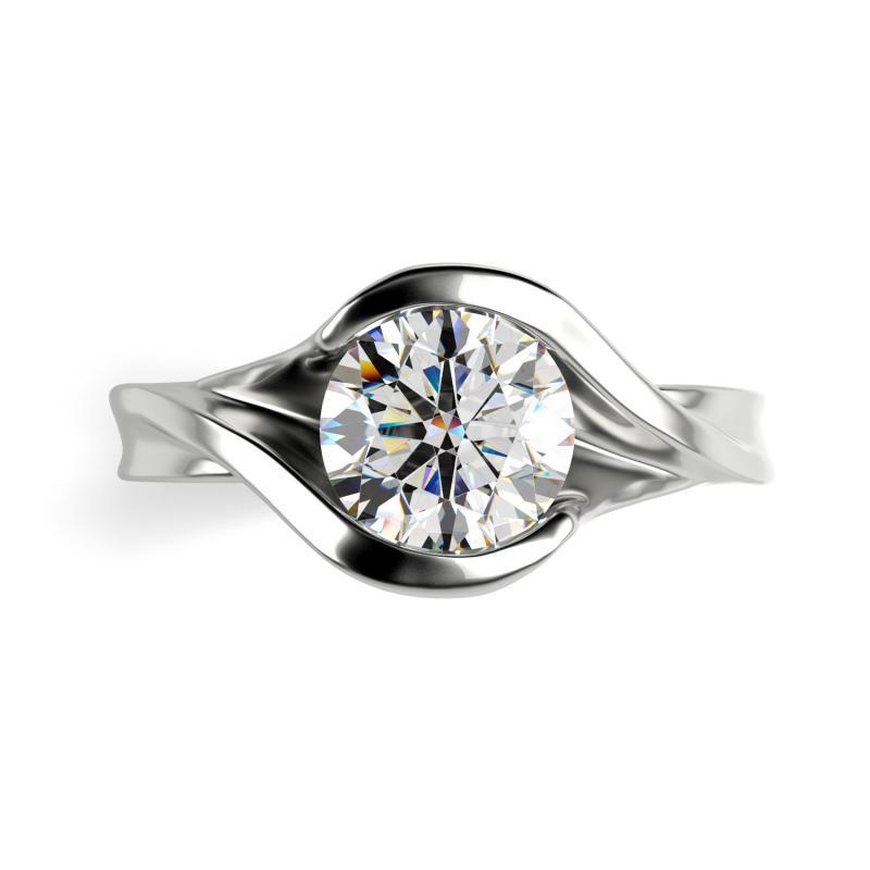 Prsten s diamantem 11375