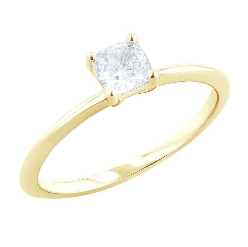 Zásnubní prsten s cushion diamantem Macey 119075