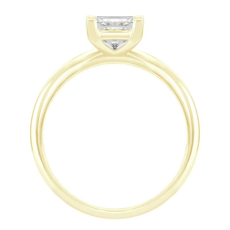 Zásnubní prsten s princess diamantem Nangai 120055