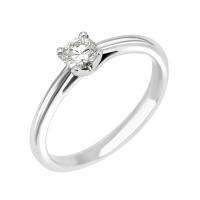 Platinový zásnubní prsten s GIA certifikovaným diamantem Katya