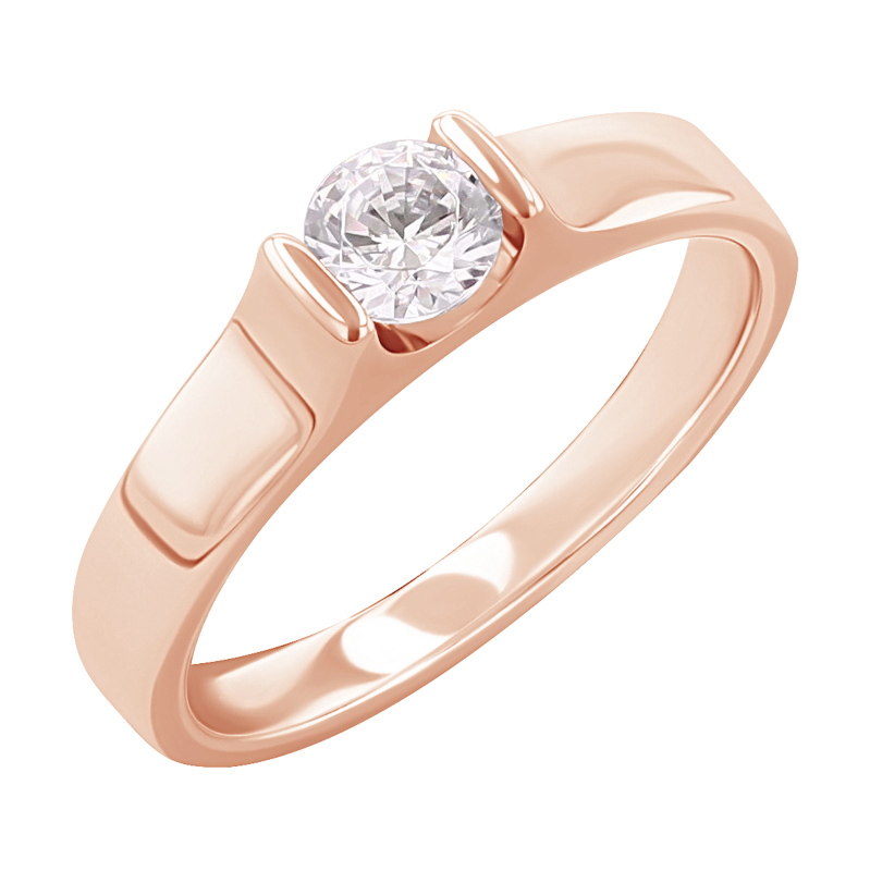 Unikátní zásnubní prsten s lab-grown diamantem Amias 123655