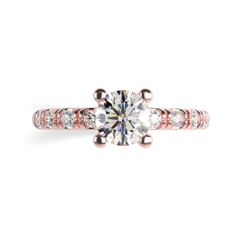 Prsten s certifikovaným diamantem 12395