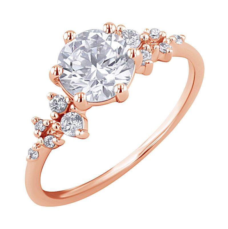 Zásnubní prsten s lab-grown diamanty Olha 126795