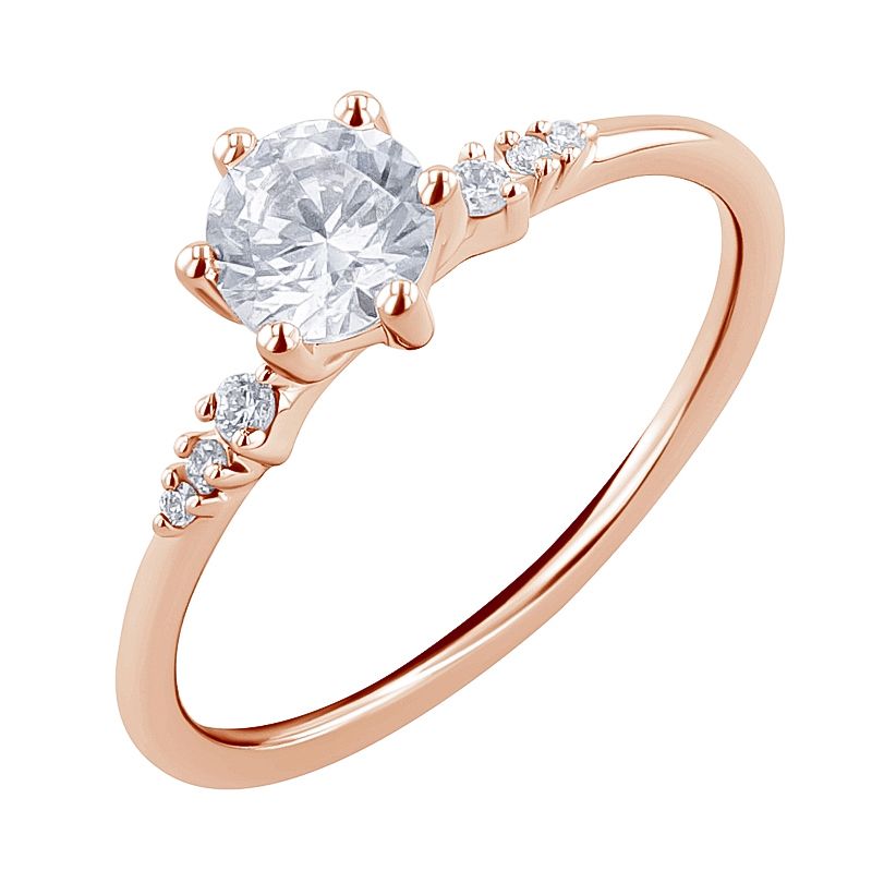 Eppi Zásnubní prsten s lab-grown diamanty Kristia RE46424