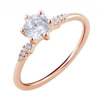 Zásnubní prsten s lab-grown diamanty Kristia