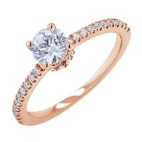 Zásnubní prsten s lab-grown diamanty Prisha
