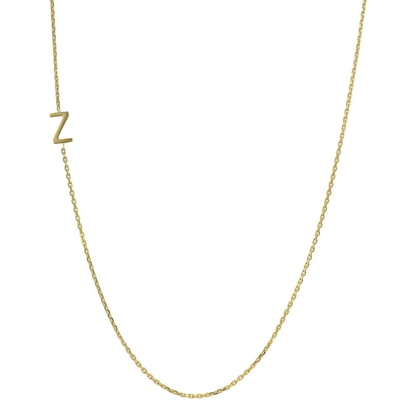 Zlatý náhrdelník s písměnkem Z
