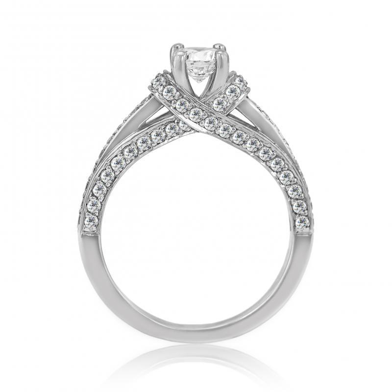 Diamantový zásnubní prsten 17355