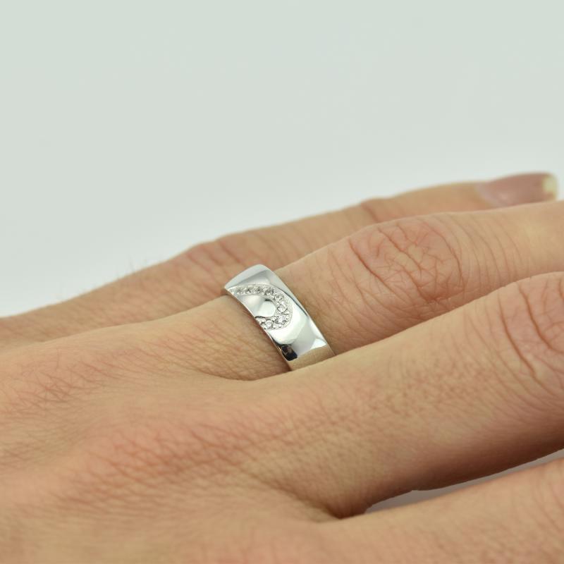 Snubné platinové prsteny 17465