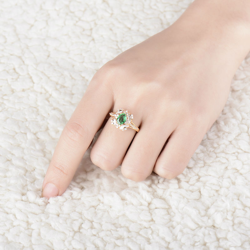 Smaragdový prsten 18655
