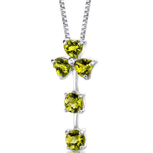  Stříbrný náhrdelník s olivíny