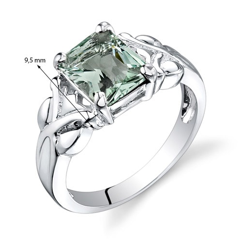 Stříbrný prsten s ametystem 22715