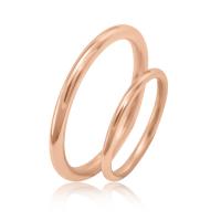 Zlaté minimalistické snubní prsteny Alays
