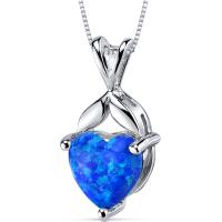 Opálový náhrdelník ve tvaru srdce Tasie
