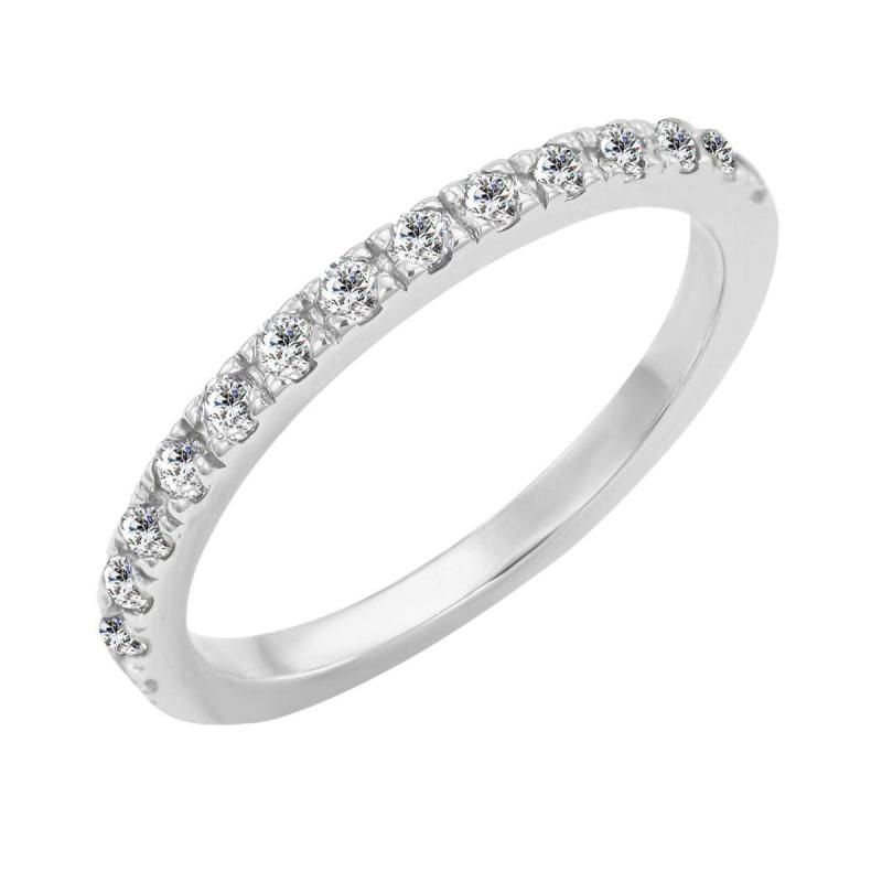 Zlatý eternity prsten s diamanty 25785