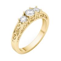 Diamantový prsten ve vintage stylu Lariah