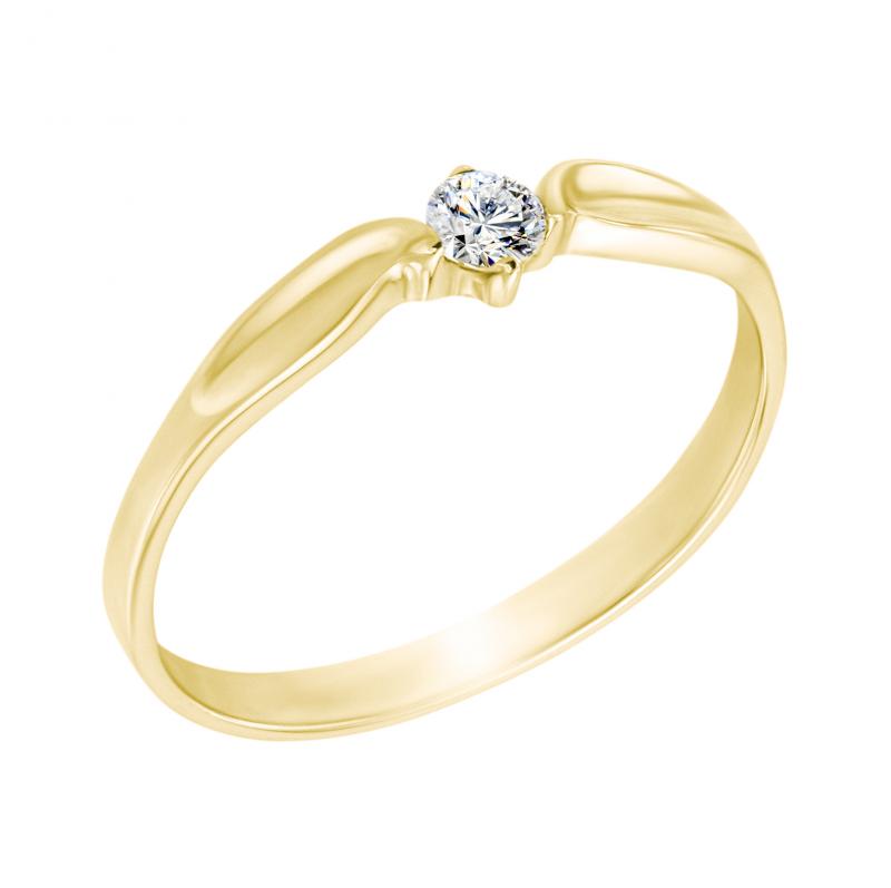 Diamantový zásnubní prsten 2865