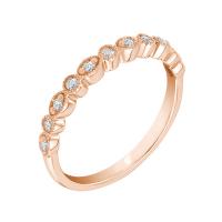 Diamantový vintage eternity prsten ze zlata Paloma