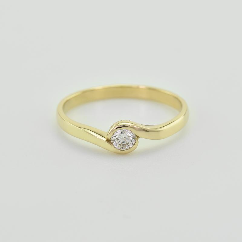 Diamantový zásnubní prsten 31815