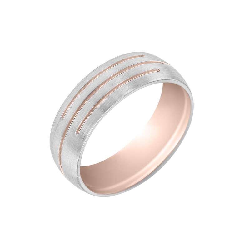 Snubní prsteny z vícebarevného zlata 33405