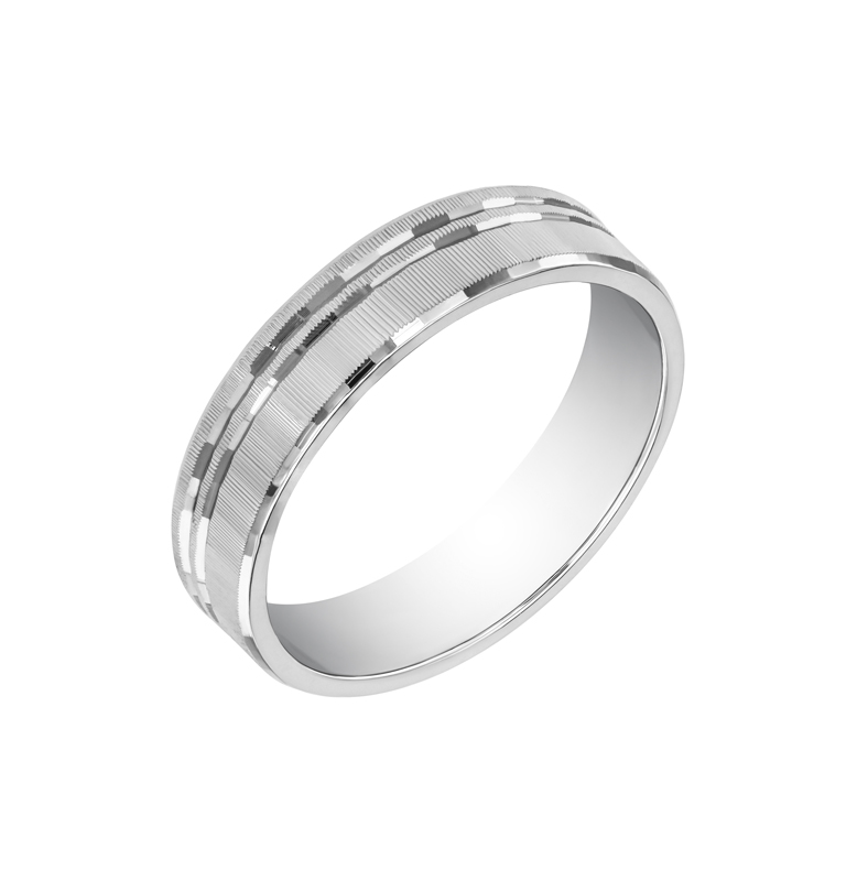 Dámský atypický snubní prsten ze zlata 33695