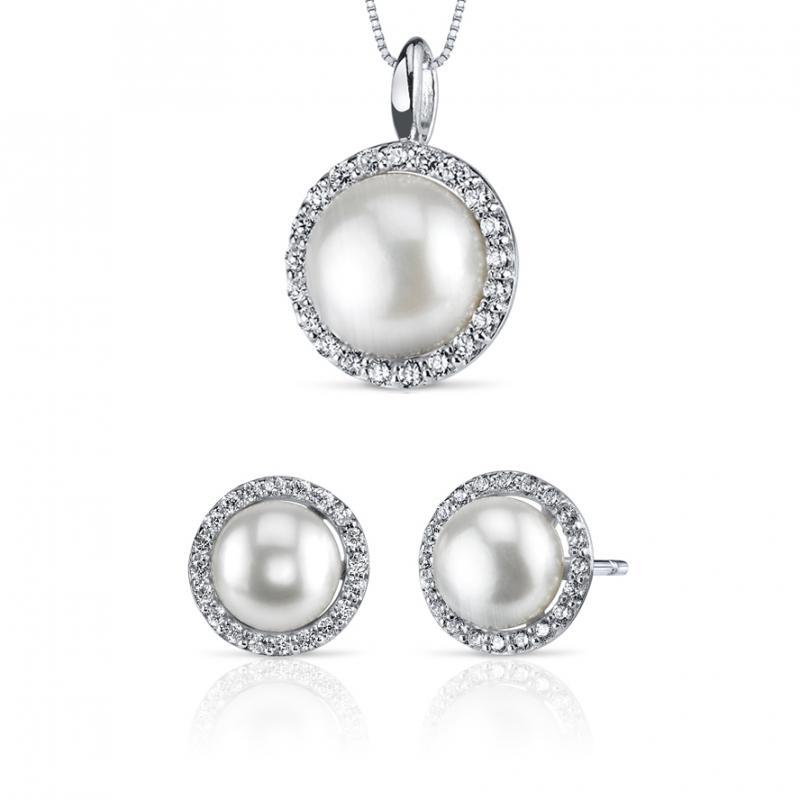 Stříbrná perlová kolekce