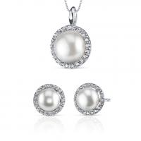 Stříbrná kolekce s perlami a zirkony Cala