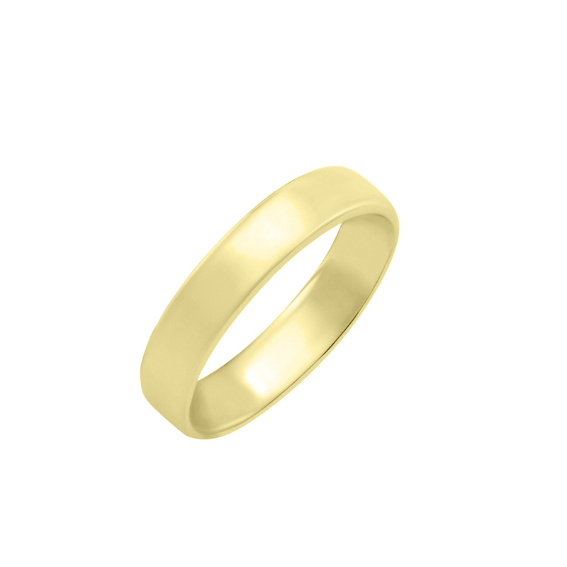 Panský snubní prsten ze žlutého zlata